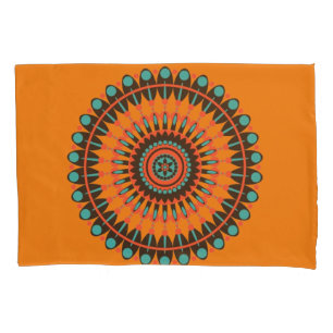 Elegant Mandala Mitte Jahrhundert Modernes Design Kissenbezug