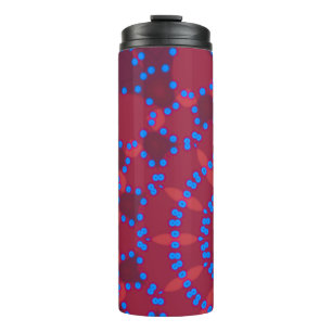 Elegant - MANDALA - PINK - RED Thermosbecher