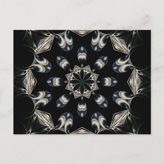 elegant Mandala Postkarte (Vorderseite)