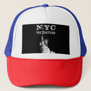 Elegant Manhattan Liberty Statue New York City Nyc Truckerkappe