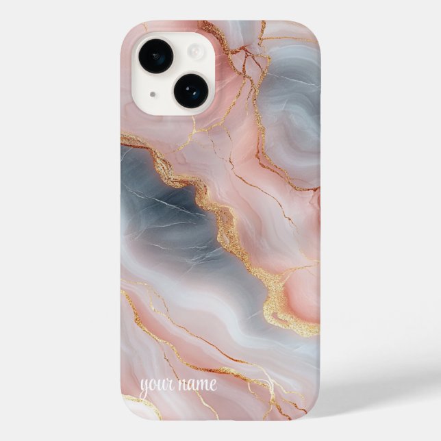 Elegant Marble Case-Mate iPhone 14 Hülle (Rückseite)