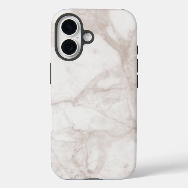 Elegant Marble iPhone 16 Hülle (Rückseite)