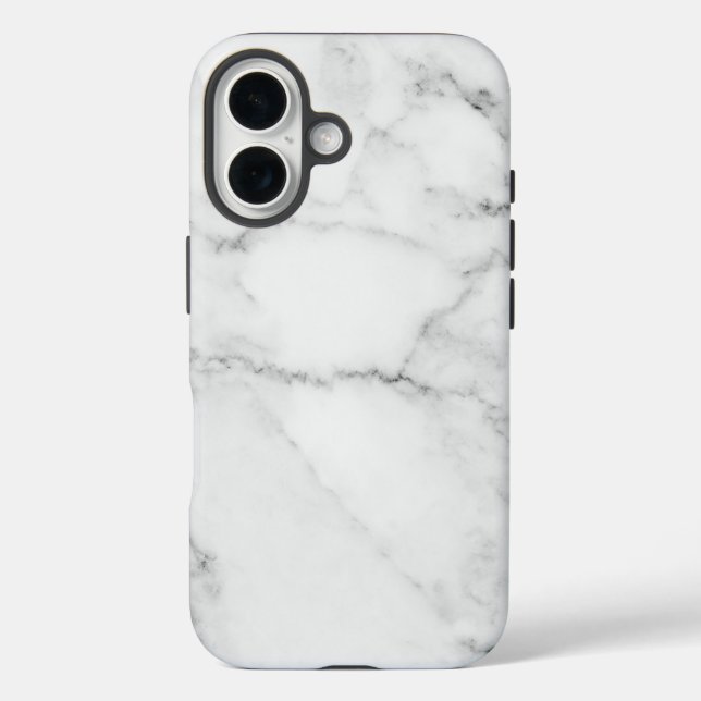 Elegant Marble iPhone 16 Hülle (Rückseite)