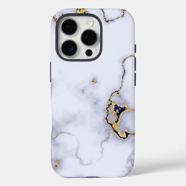 Elegant Marble iPhone 16 Pro Hülle (Rückseite)