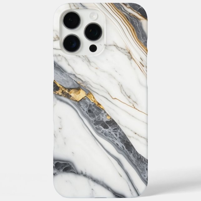Elegant Marble iPhone 16 Pro Max Hülle (Rückseite)