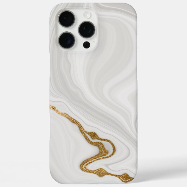 Elegant Marble iPhone 16 Pro Max Hülle (Rückseite)