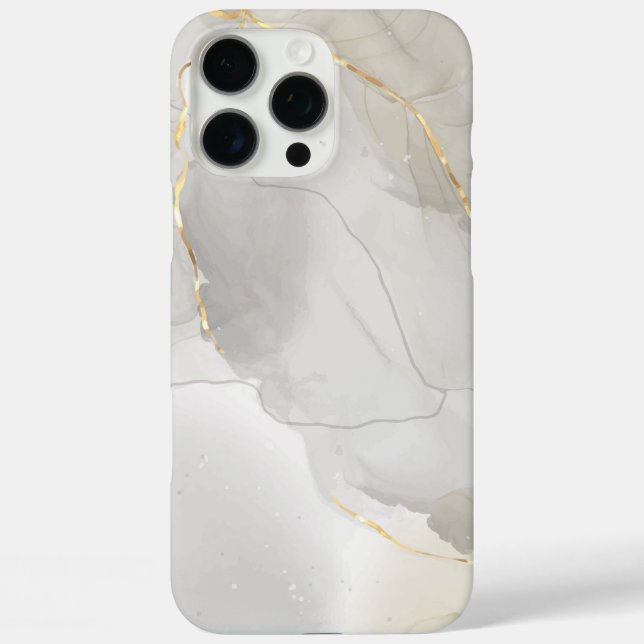 Elegant Marble iPhone 16 Pro Max Hülle (Rückseite)
