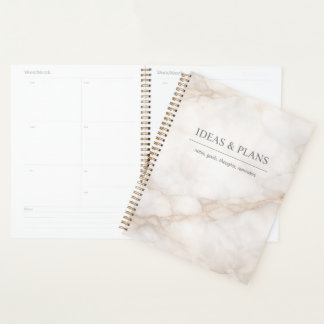 Elegant Marble Notebook for Notes and Journaling Planer