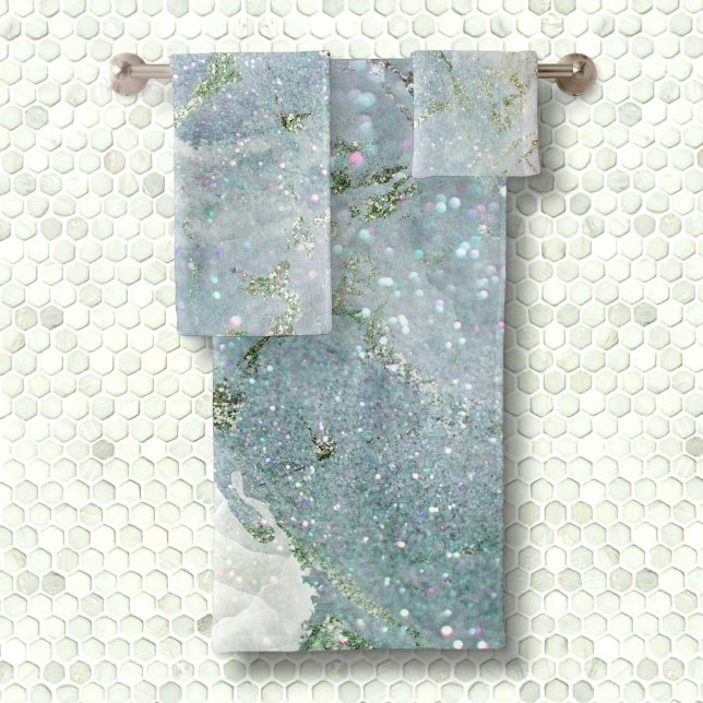 Elégant marbre blanc gris argenté parties scintill (Créateur téléchargé)