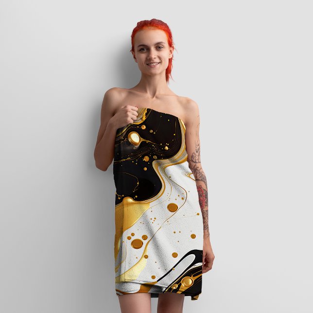 Elégant marbre or luxe glam feminine (Créateur téléchargé)