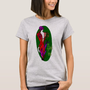 Elegant Mardi Gras Lady T - Shirt