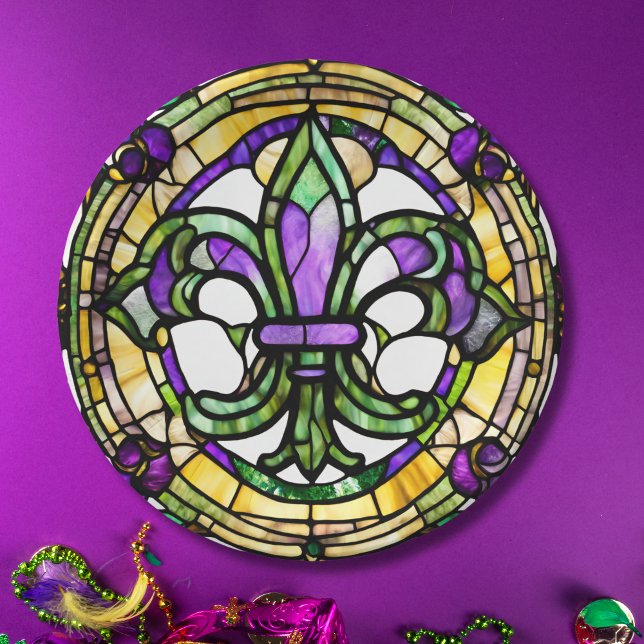 Elegant Mardi Gras Pappteller (Von Creator hochgeladen)