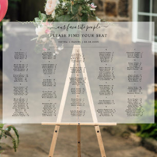 Élégant Mariage Alphabétique Dépoli Siège