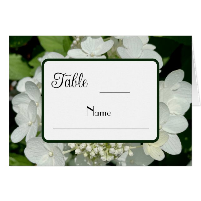 Élégant Mariage de la forêt verte et blanche Hydra (Devant Horizontal)