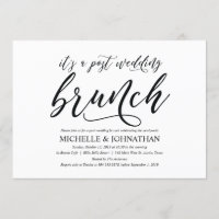 Élégant Mariage de la poste russe sur invitation à