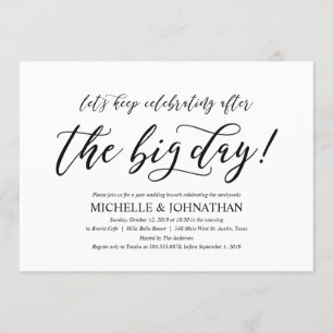 Élégant Mariage de la poste russe sur invitation à