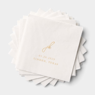 Élégant Mariage de monogramme de script