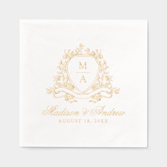 Élégant Mariage de monographie florale (Recto)