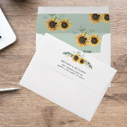 Elégant Mariage de tournesol Eucalyptus