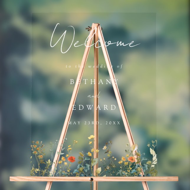 Élégant Mariage Fleur sauvage (Neutre)