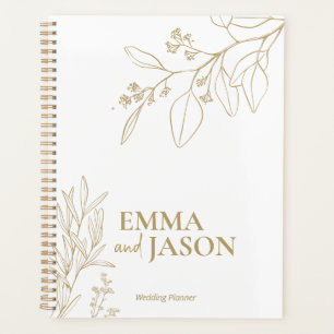 Élégant Mariage Gold Checklist Planner