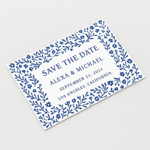 Elégant mariage Gold Enregistrer la carte Date
