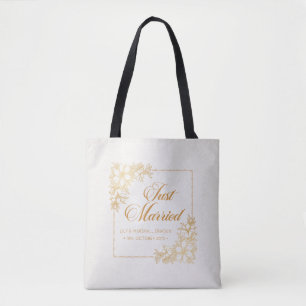 Élégant Mariage marié  Sac fourre-tout