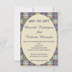 Élégant Mariage mexicain Carte de remerciements pl