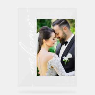 Elégant Mariage photo moderne Bienvenue