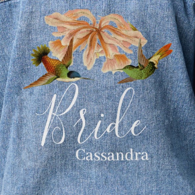 Élégant Mariage Vintage d'aquarelle de colibri (Créateur téléchargé)