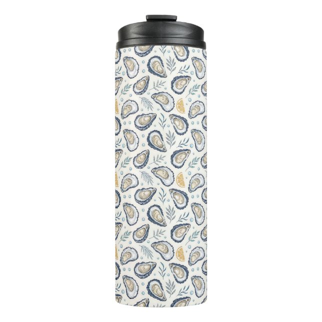 Elegant Marine Oysters Thermosbecher (Vorderseite)