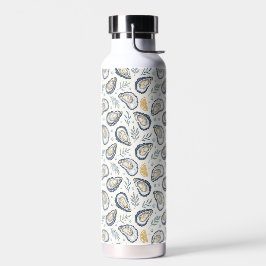 Elegant Marine Oysters Trinkflasche