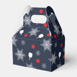 Elegant marineblau 💙 pickleball Weihnachten Geschenkschachtel