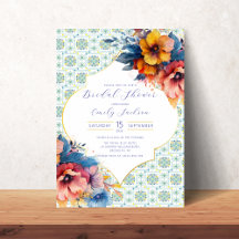 Elegant marokkanische Tiles floral