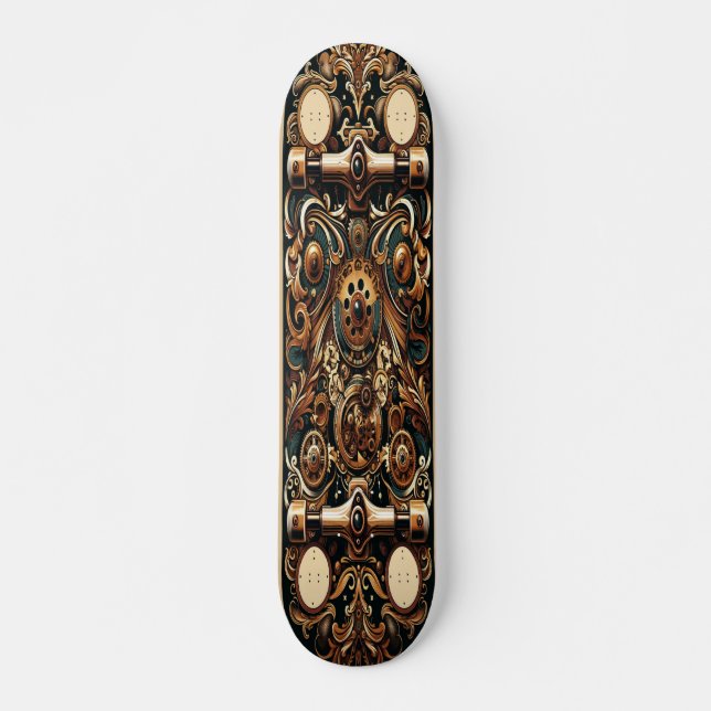 ‚Elegant Mechanica‘ Skateboard (Vorne)