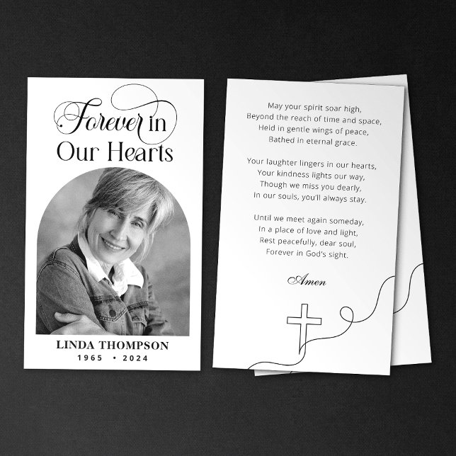 Elégant Mémorial Pour Toujours Dans Notre Coeur Ca (Créateur téléchargé)