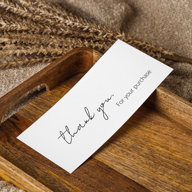 Élégant Merci De Calligraphie Pour Votre Commande (Instagram Follow Us Qr Code Pink Modern)