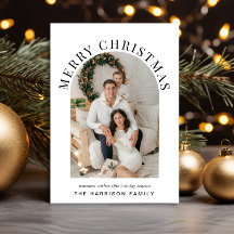 Elegant Merry Christmas Arch Foto