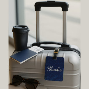 Elegant Midnight Blue Gepäckanhänger