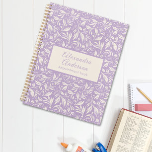 Élégant minimal Feuille Floral Script Motif