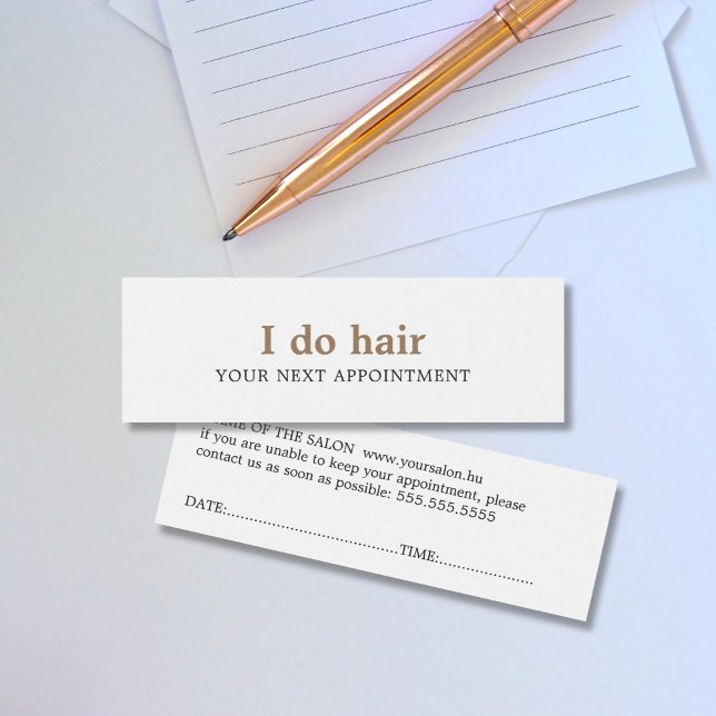 Elégant minimal noir blanc cheveux doré (Créateur téléchargé)