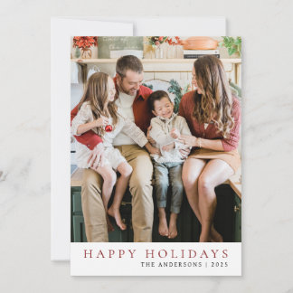 Elegant Minimal Weihnachten | Moderne Familie 1 Fo
