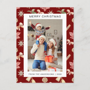 Elegant Minimal Weihnachten Moderne Familie 1 Fo
