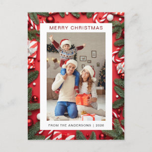 Elegant Minimal Weihnachten Moderne Familie 1 Fo