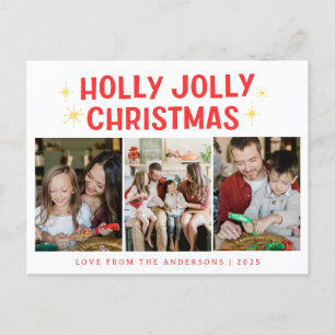 Elegant Minimal Weihnachten Moderne Familie 3 Fo
