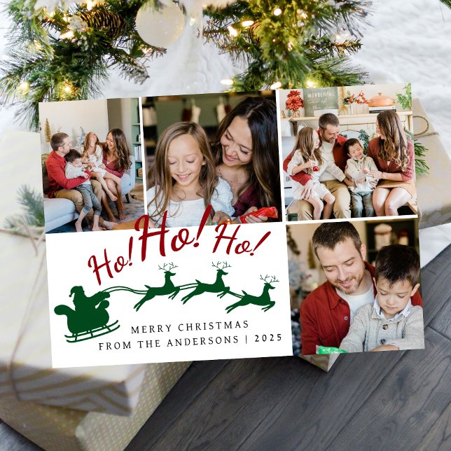 Elegant Minimal Weihnachten | Moderne Familie 4 Fo (Von Creator hochgeladen)