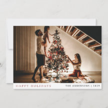 Elegant Minimal Weihnachten | Modernes Familienpor