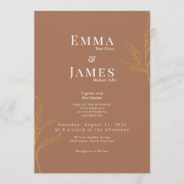 Elegant Minimalist Wedding Invitation | Modern
