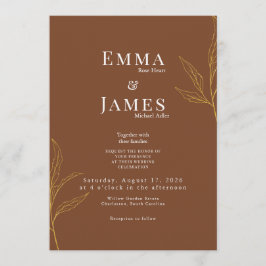 Elegant Minimalist Wedding Invitation | Modern