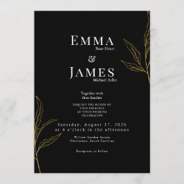 Elegant Minimalist Wedding Invitation | Modern